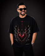 Pre-Order – Luis Coronel Heart & Roses Black T-Shirt