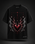 Pre-Order – Luis Coronel Heart & Roses Black T-Shirt