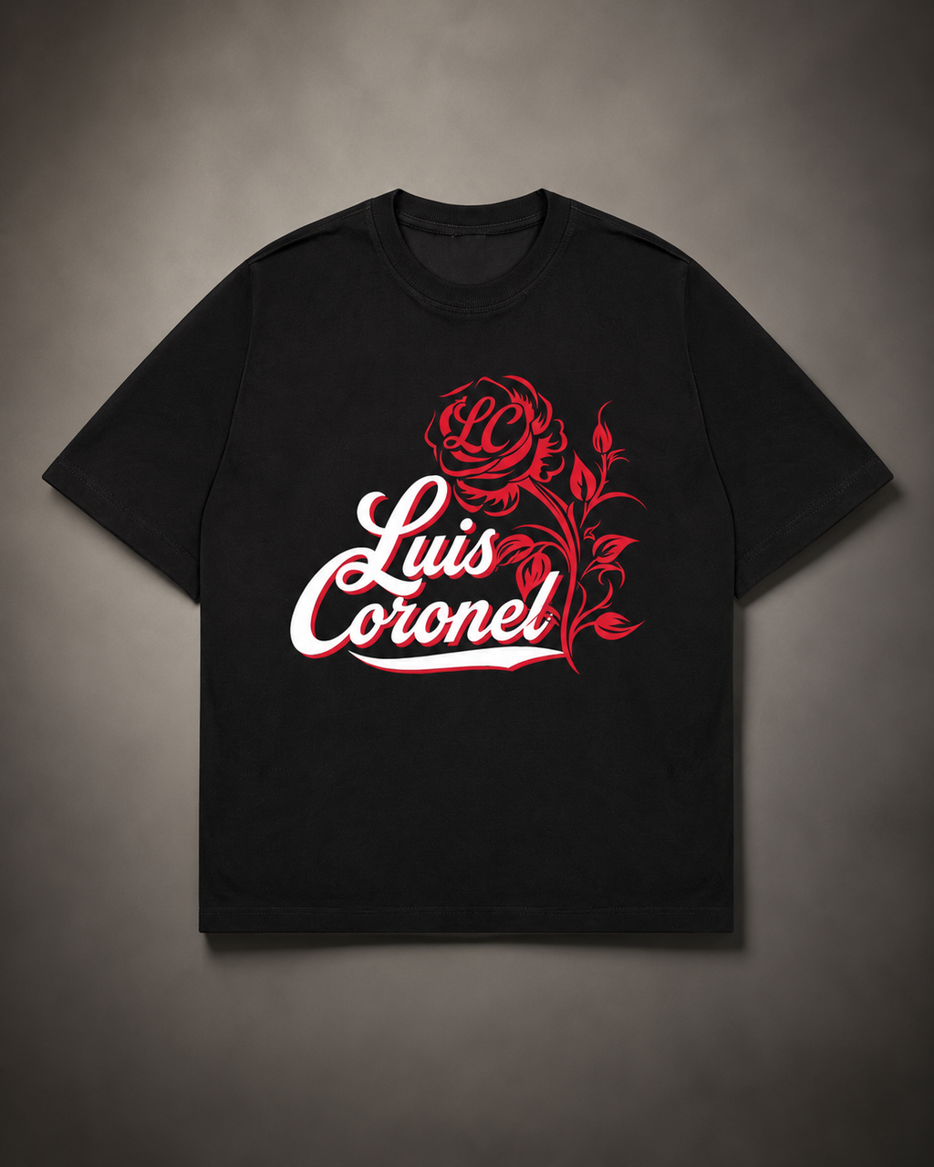 Pre Order-Luis Coronel Red Rose T-Shirt
